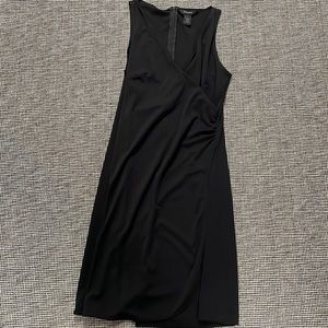 Vintage Express black, wrap dress, size 9/10